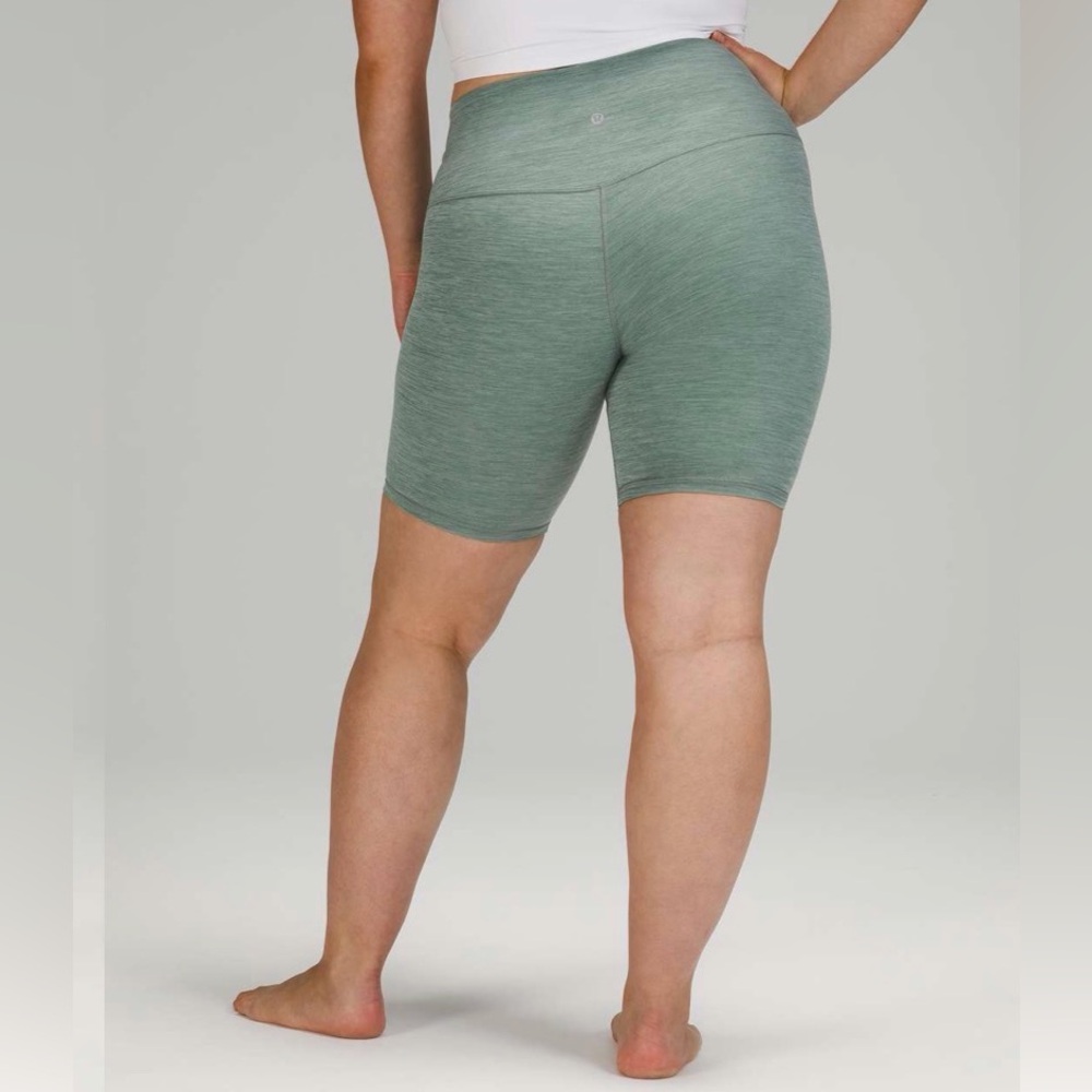 Lululemon Align Short 8" Heathered Tidewater Teal Size 12